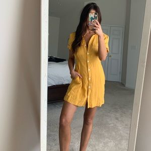 Free people button down dress